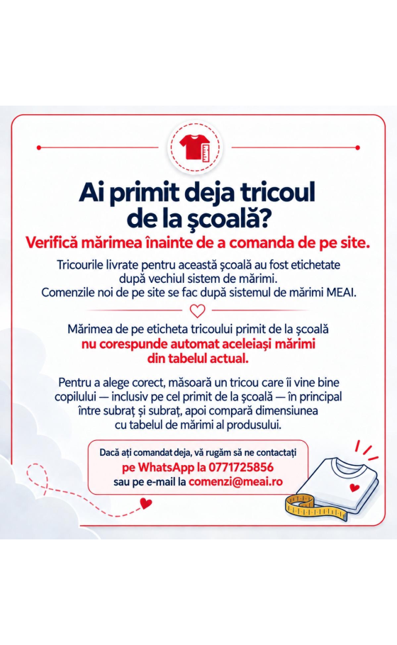 Informații importante despre comandă