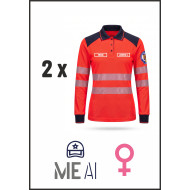 Set Bluză Polo Pique - Ambulanță Damă