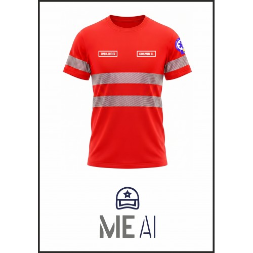 Tricou Bază Gât Pique - Ambulanță 
