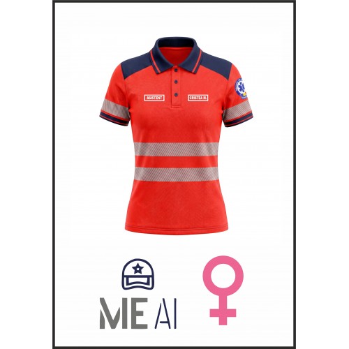 Tricou Polo Pique - Ambulanță Damă
