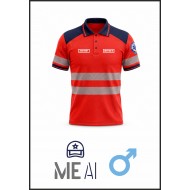 Tricou Polo Pique - Ambulanță Bărbat