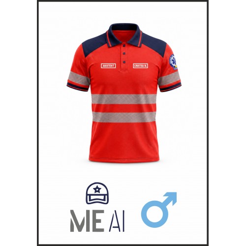 Tricou Polo Pique - Ambulanță Bărbat