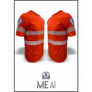  Set 2 Tricouri Glat Portocaliu - Ambulanță 