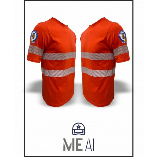  Set 2 Tricouri Glat Portocaliu - Ambulanță 