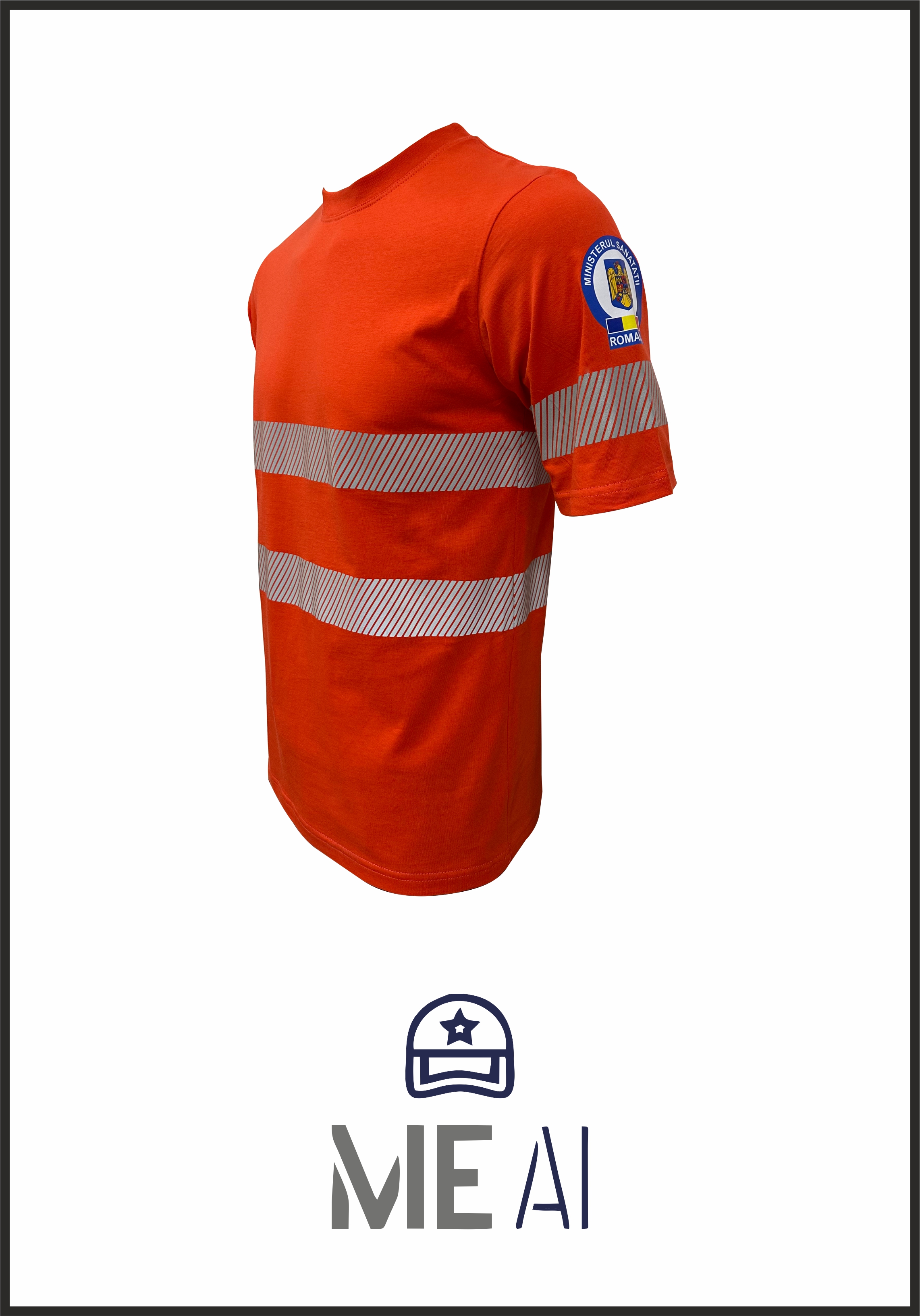 Tricou Glat Portocaliu - Ambulanță 