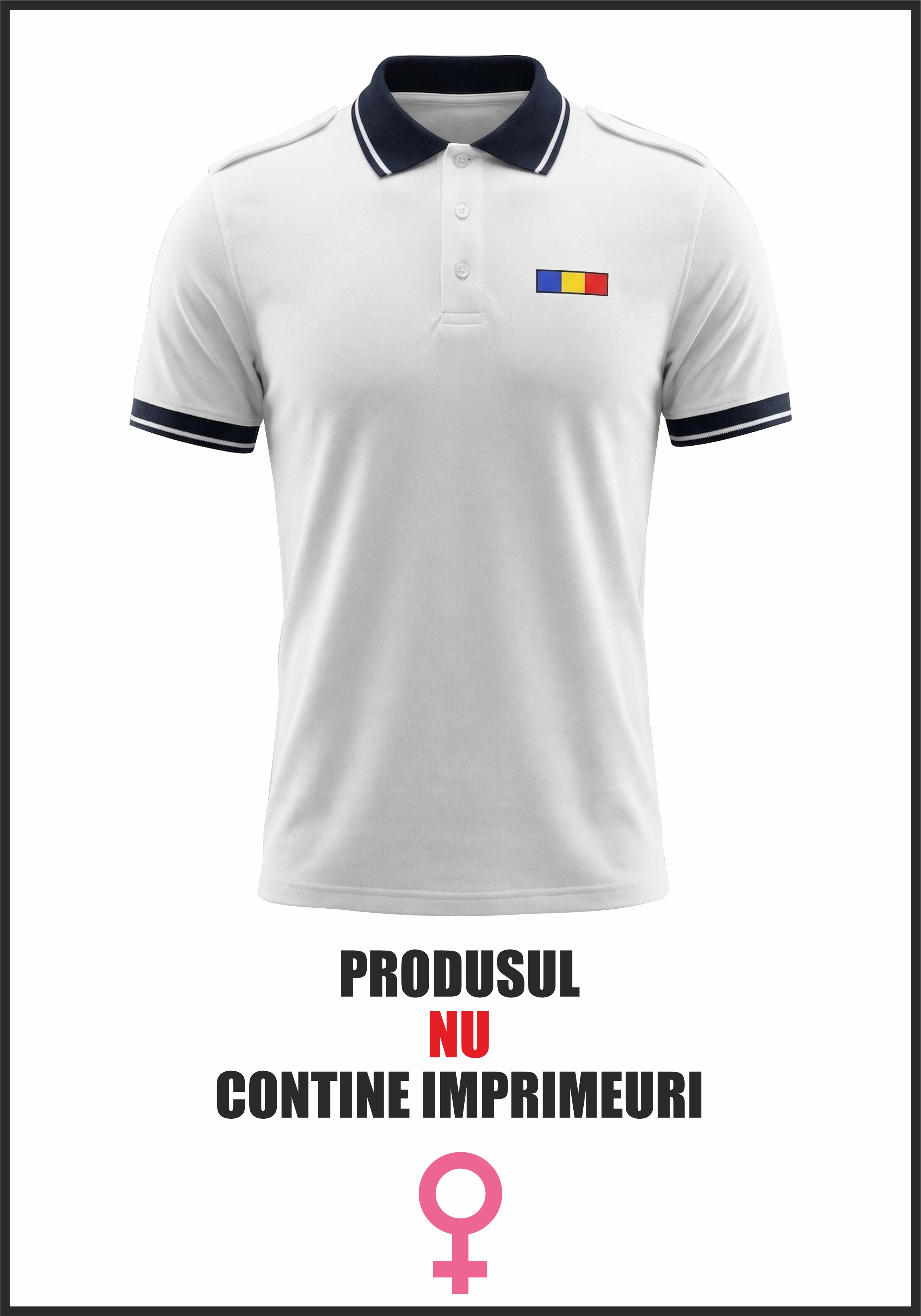 Tricou Polo Alb Elite - Combat Damă