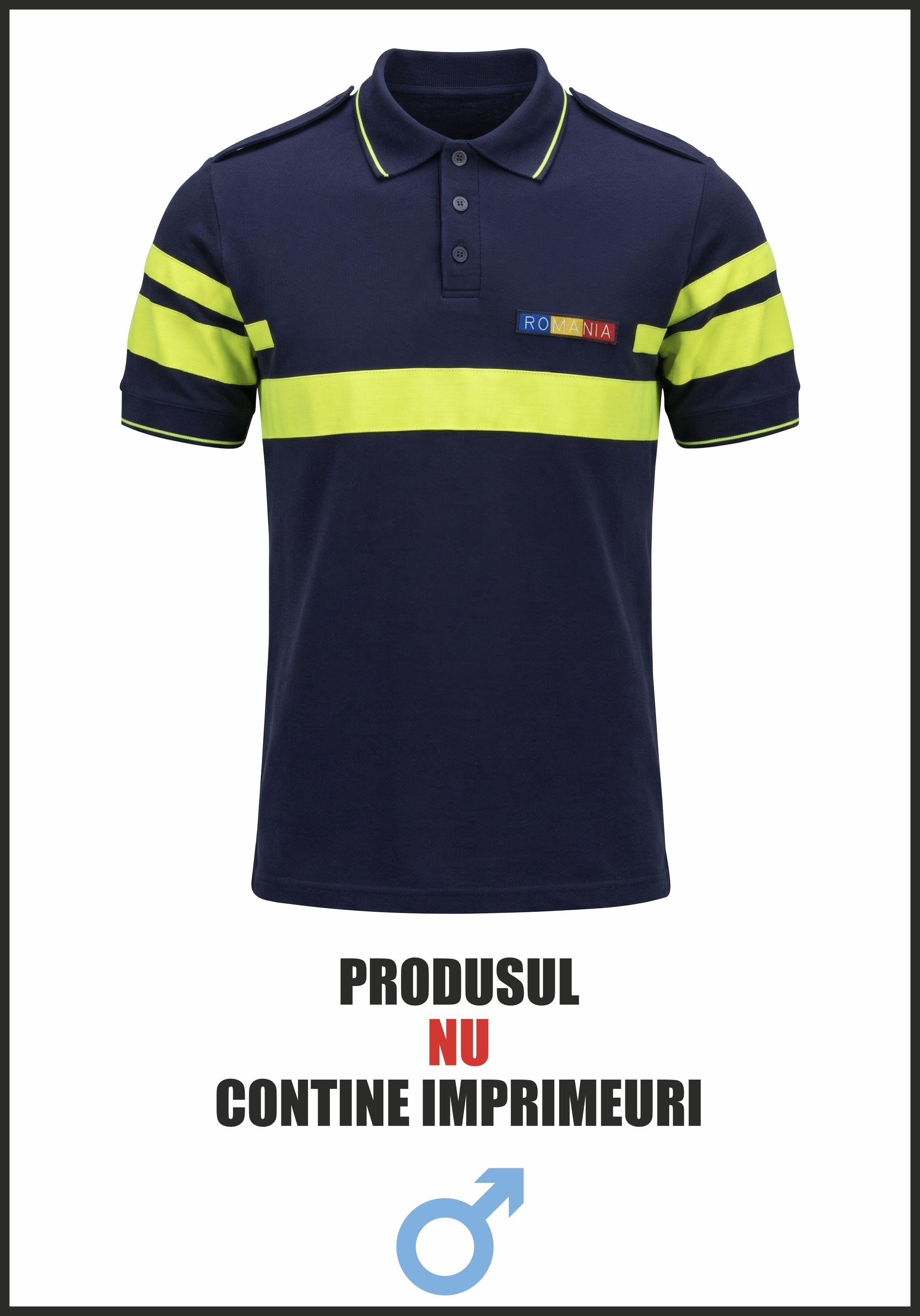 Tricou Polo Reflectorizant - Combat Bărbat