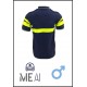 Tricou Polo Reflectorizant - Combat Bărbat