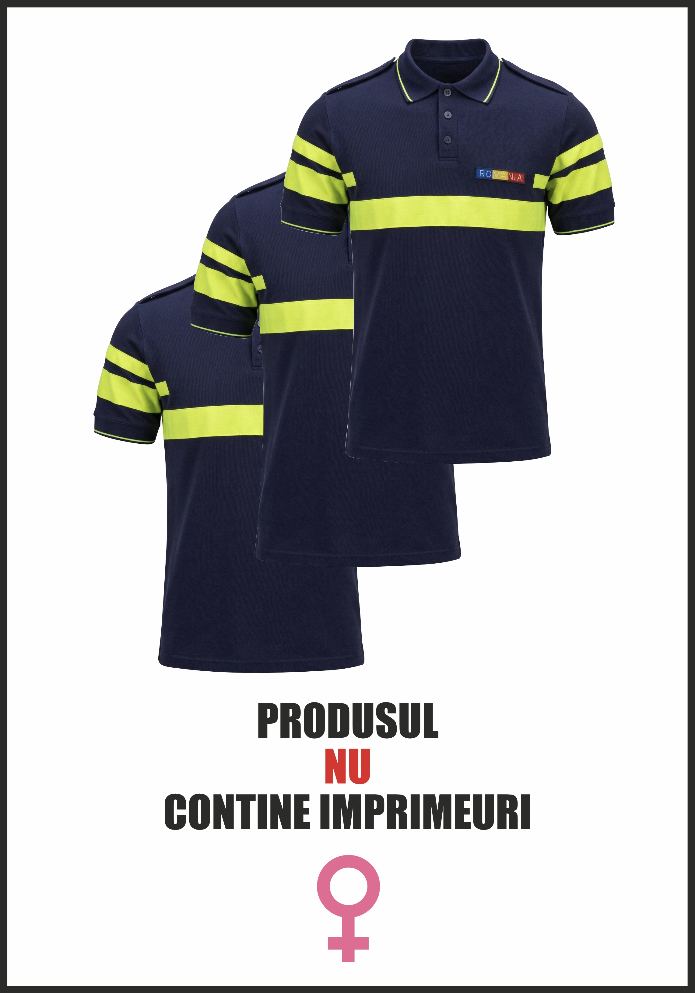 Set 3 Tricouri Polo Reflectorizant - Combat Dama