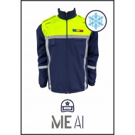 Jachetă Softshell Silverline - Combat Navy/Verde