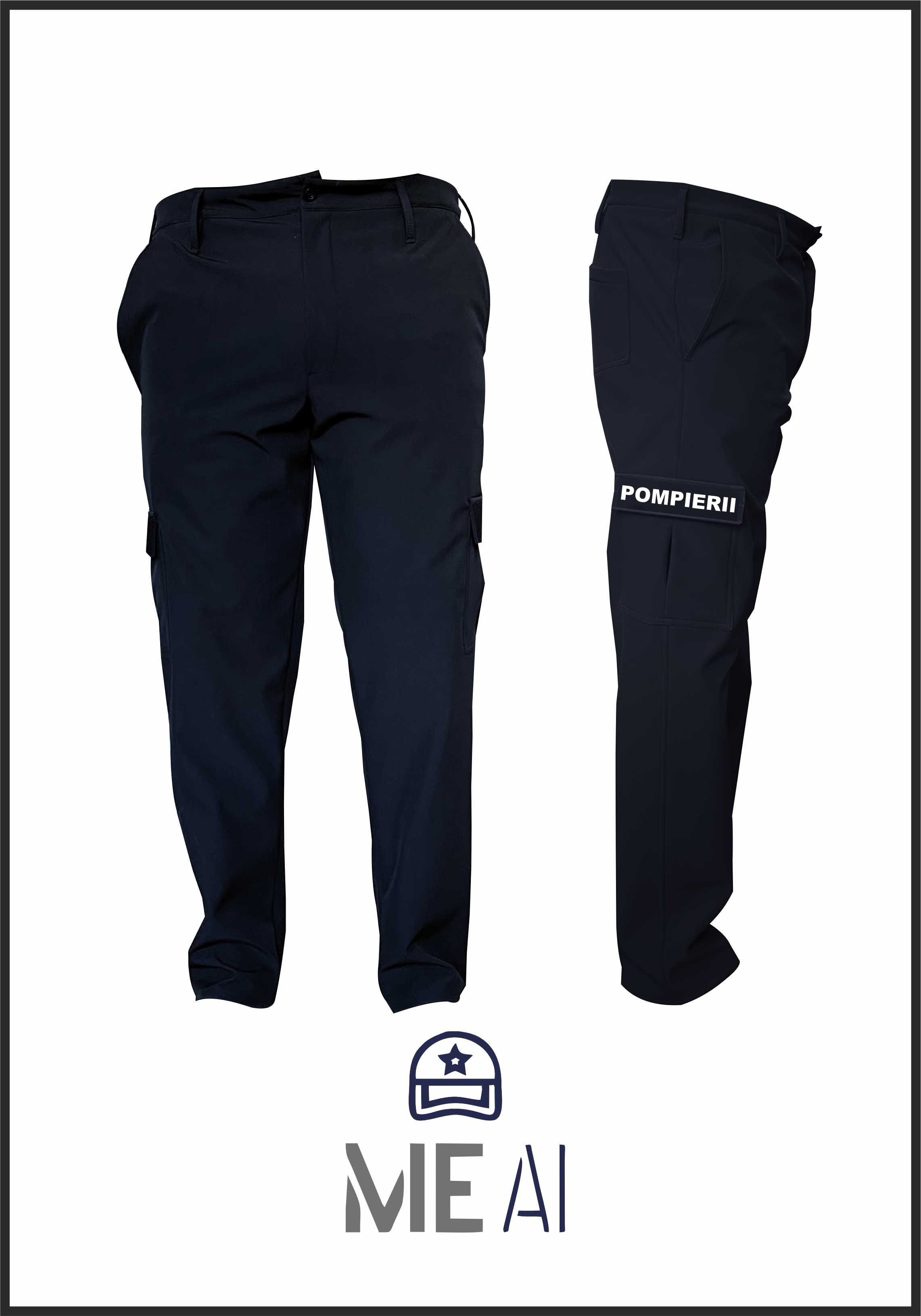 Pantaloni Softshell Negru - IGSU
