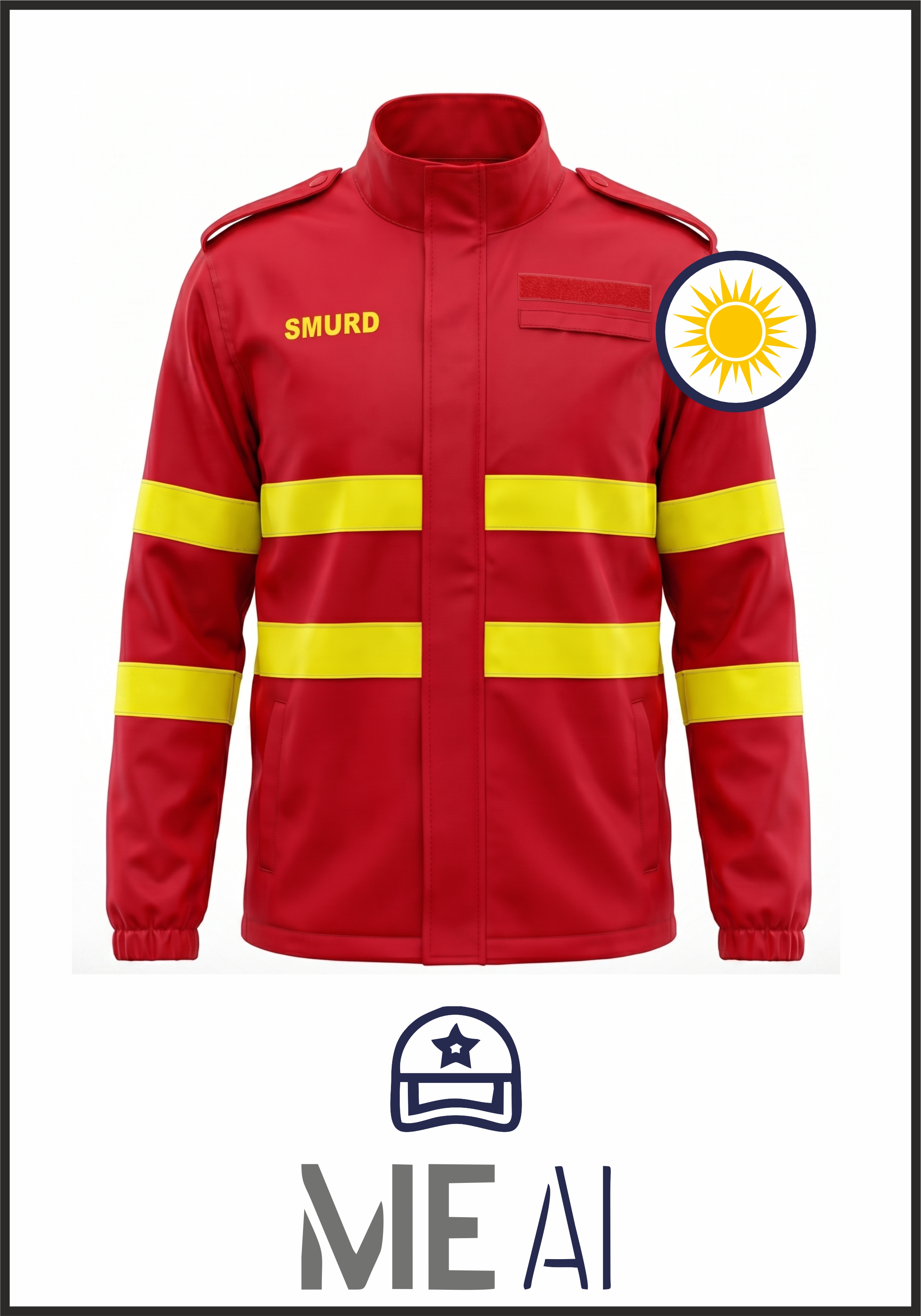 Jachetă Vara Ignifuga Hi-Vision - Smurd