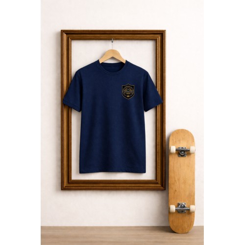 Tricou Glat Bleumarin Unisex - CNAIC