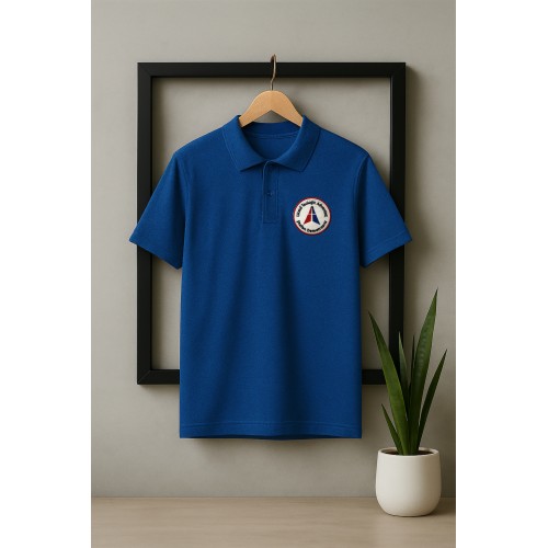 Tricou Polo Albastru Unisex - LTA Ștefan Demetrescu